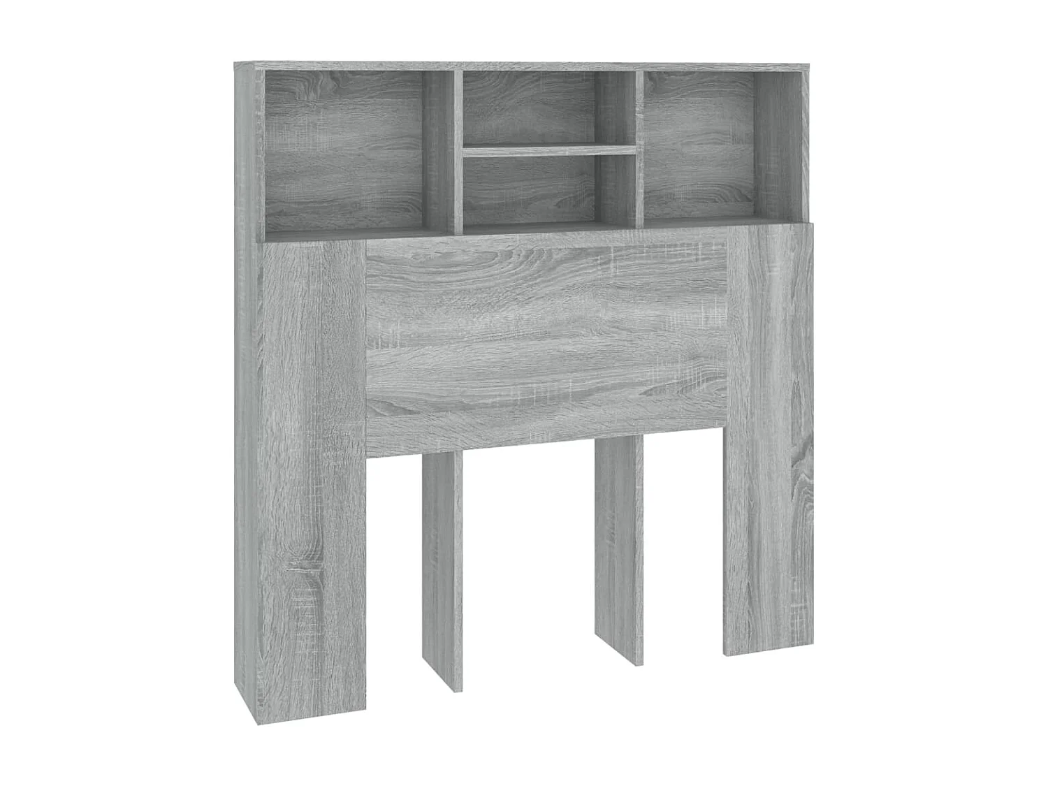 Hoofdbordkast 100x19x103,5 cm grijs sonoma eikenkleurig