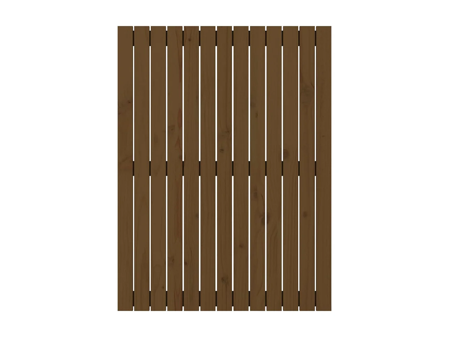 Tête de lit murale Marron miel 82,5x3x110 cm Bois massif de pin