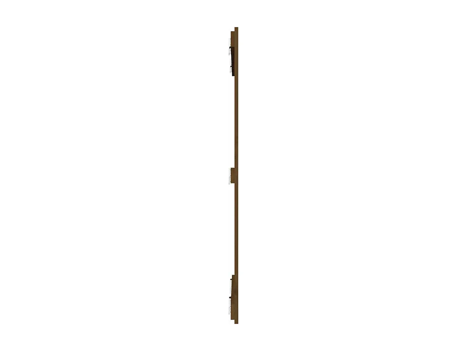 Tête de lit murale Marron miel 82,5x3x110 cm Bois massif de pin