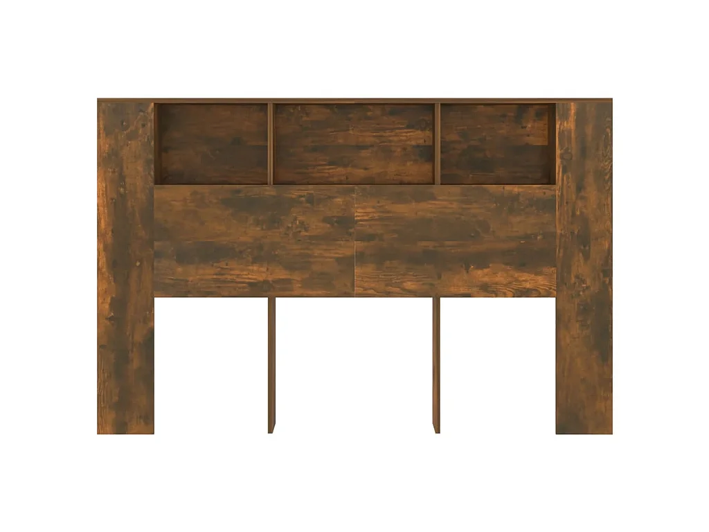Hoofdbordkast 160x18,5x104,5 cm gerookt eikenkleurig