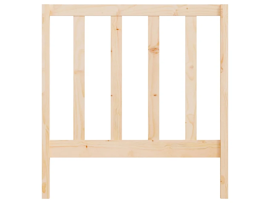 Testiera per Letto 81x4x100 cm in Legno Massello di Pino