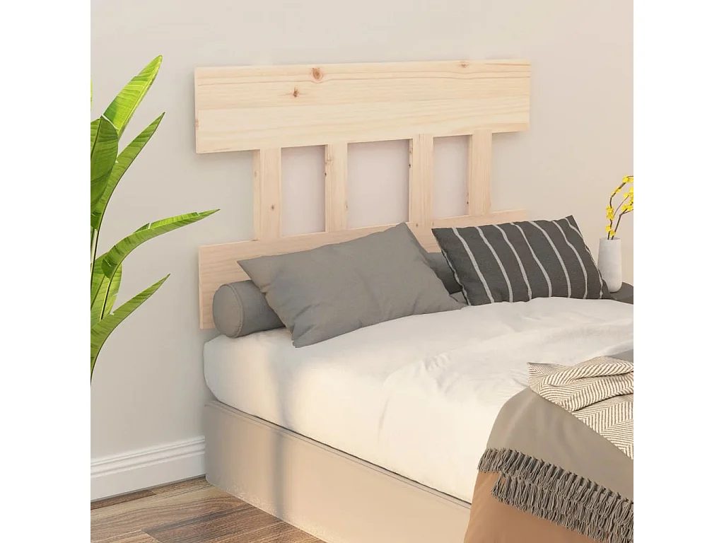 Hoofdbord 93,5x3x81 cm massief grenenhout