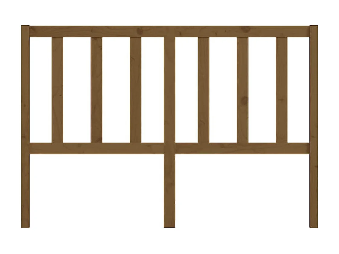 Hoofdbord 156x4x100 cm massief grenenhout honingbruin