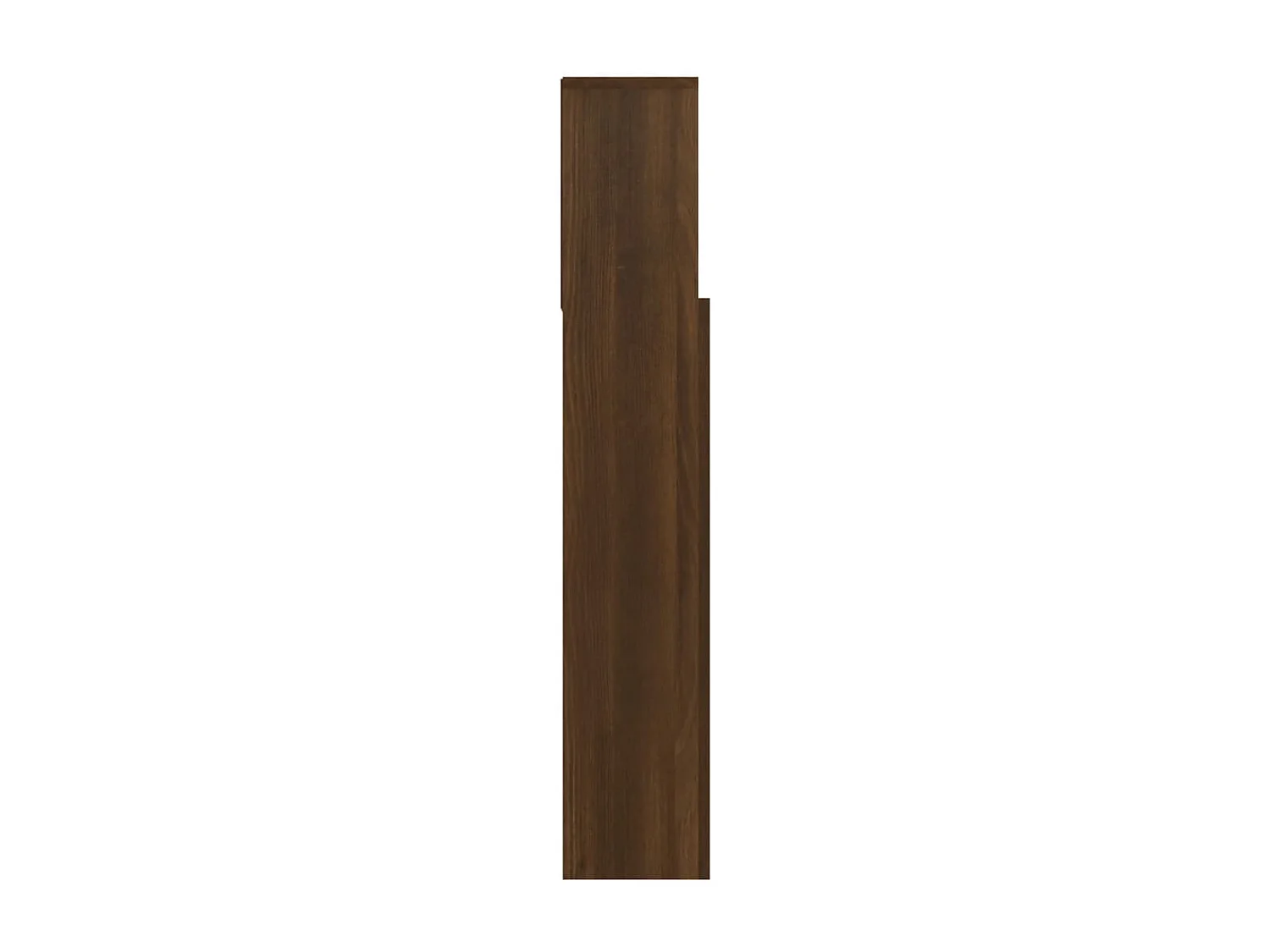 Kopfteil mit Ablagen Braun Eichen-Optik 100x19x103,5 cm