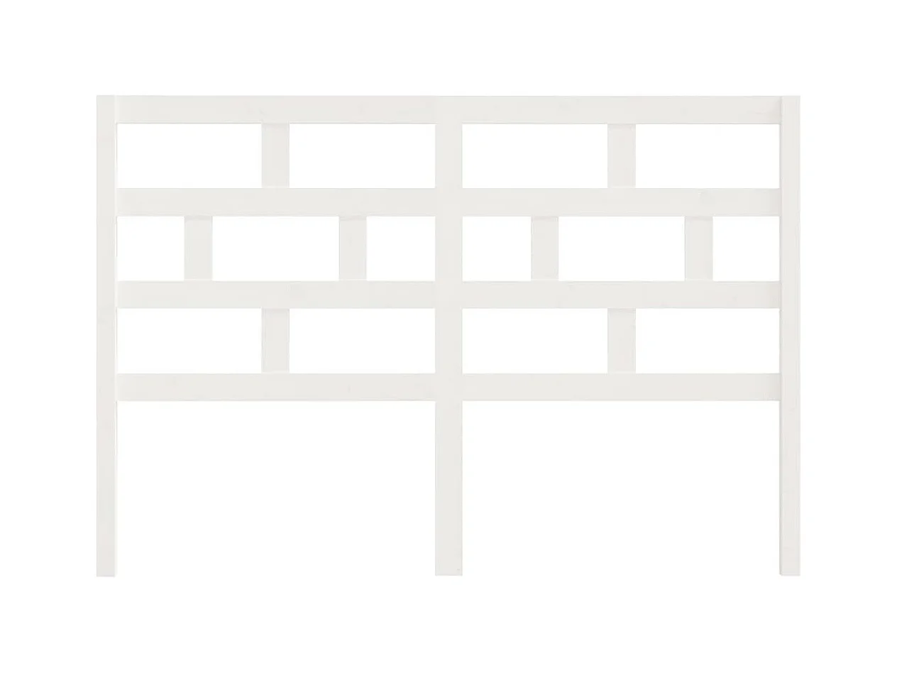 Kopfteil Weiß 166x4x100 cm Massivholz Kiefer