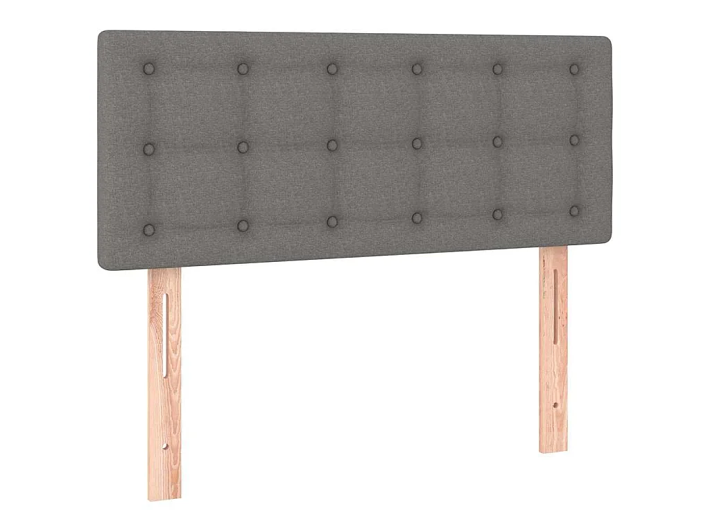 Hoofdbord 90x5x78/88 cm stof donkergrijs