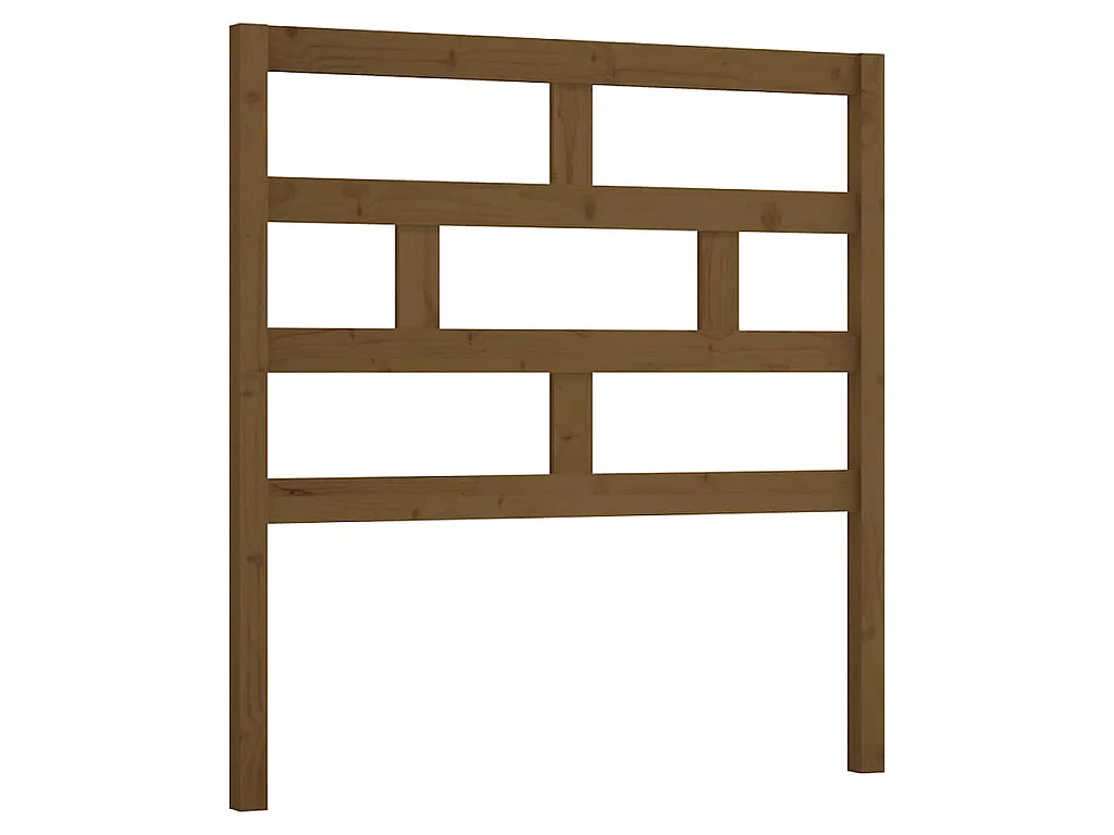 Tête de lit Marron miel 81x4x100 cm Bois massif de pin