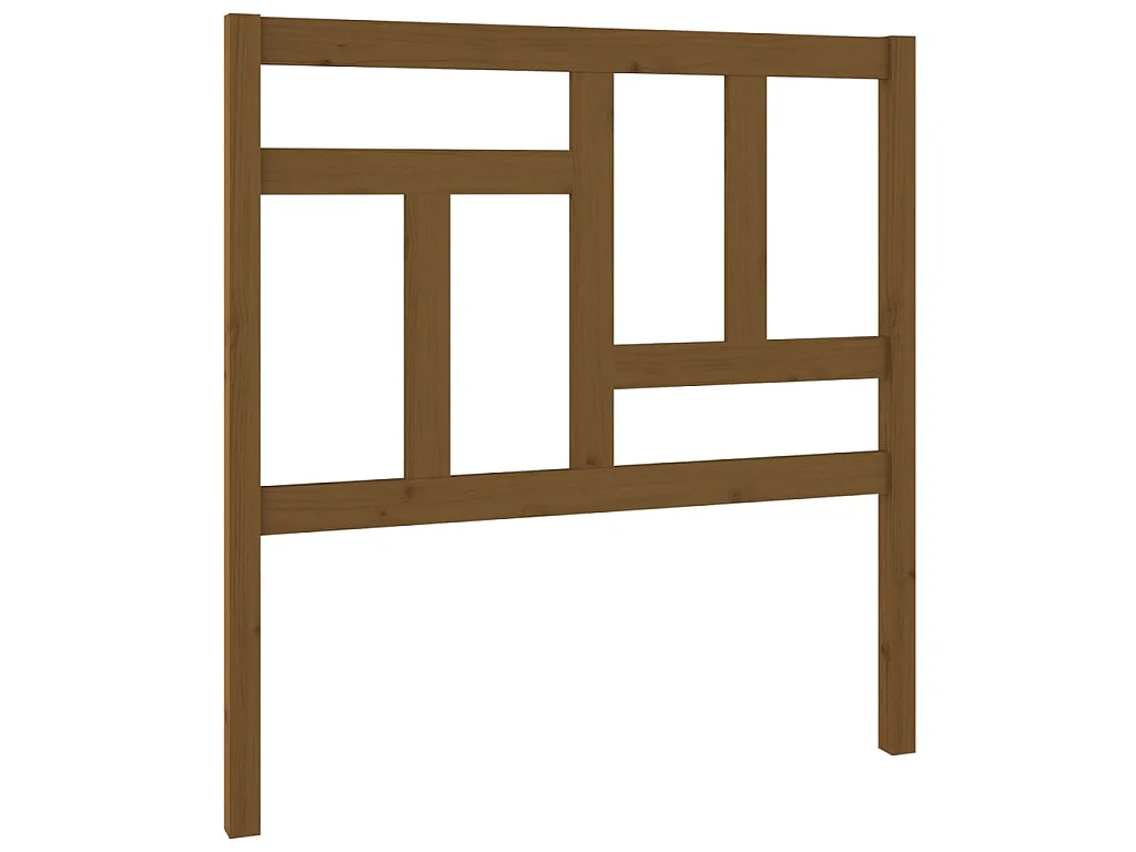 Tête de lit Marron miel 80,5x4x100 cm Bois massif de pin