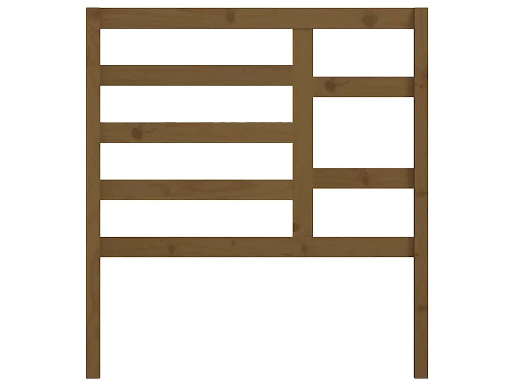 Tête de lit Marron miel 81x4x104 cm Bois massif de pin