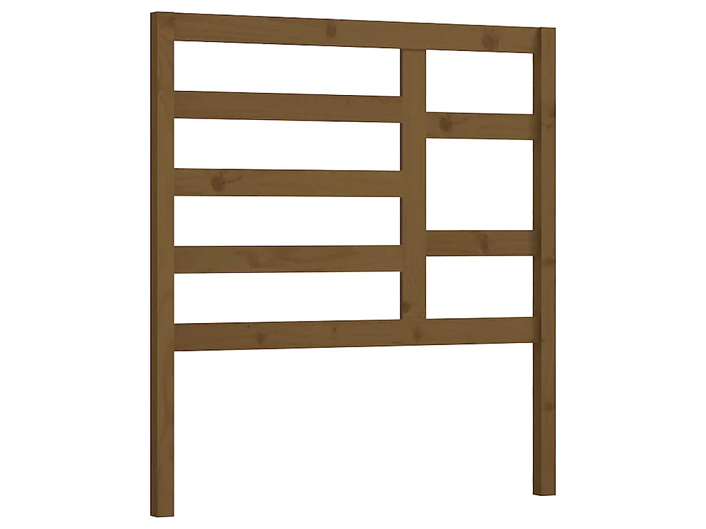 Tête de lit Marron miel 81x4x104 cm Bois massif de pin