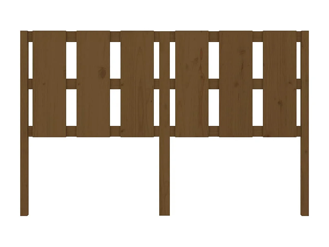 Tête de lit Marron miel 155,5x4x100 cm Bois massif de pin