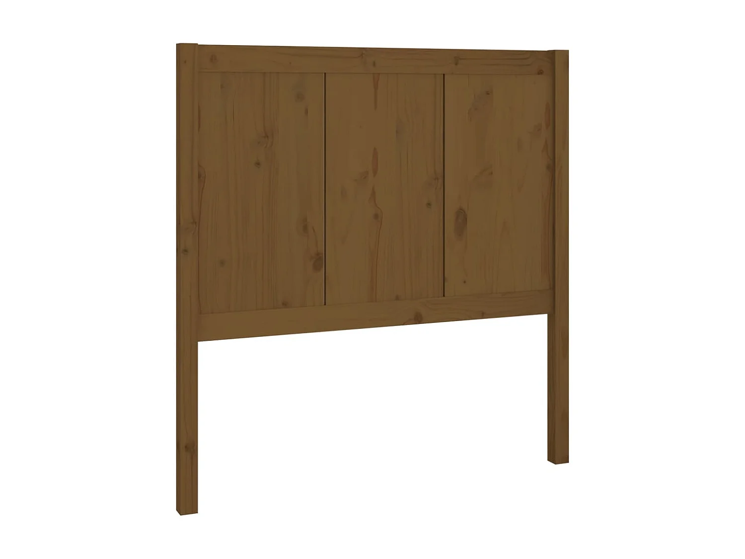 Hoofdbord 95,5x4x100 cm massief grenenhout honingbruin