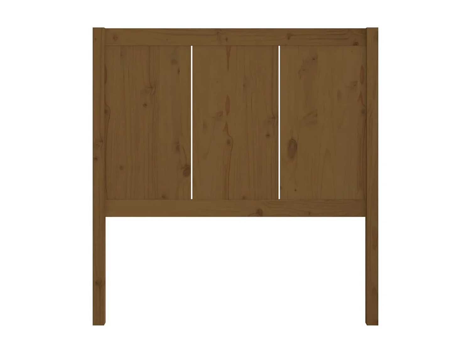 Hoofdbord 95,5x4x100 cm massief grenenhout honingbruin