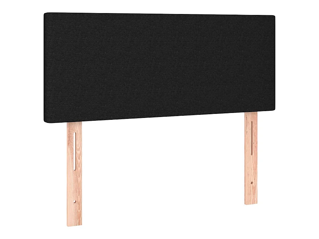 Hoofdbord 100x5x78/88 cm stof zwart