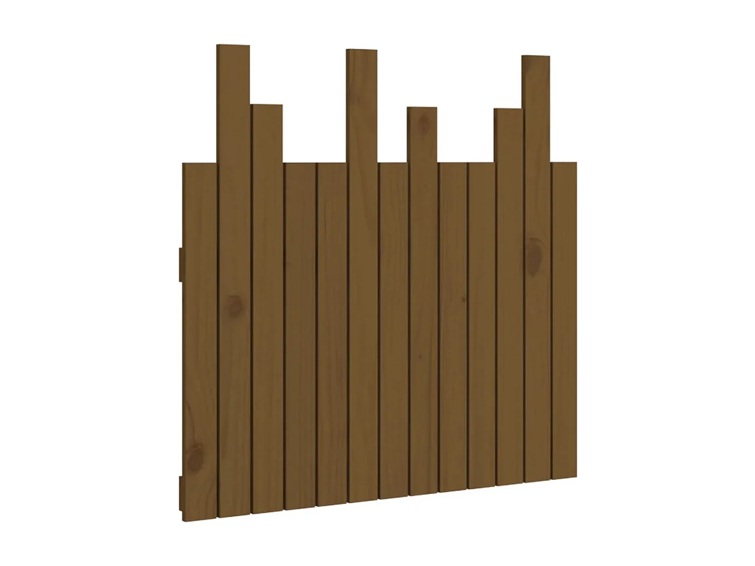 Tête de lit murale Marron miel 82,5x3x80 cm Bois massif de pin