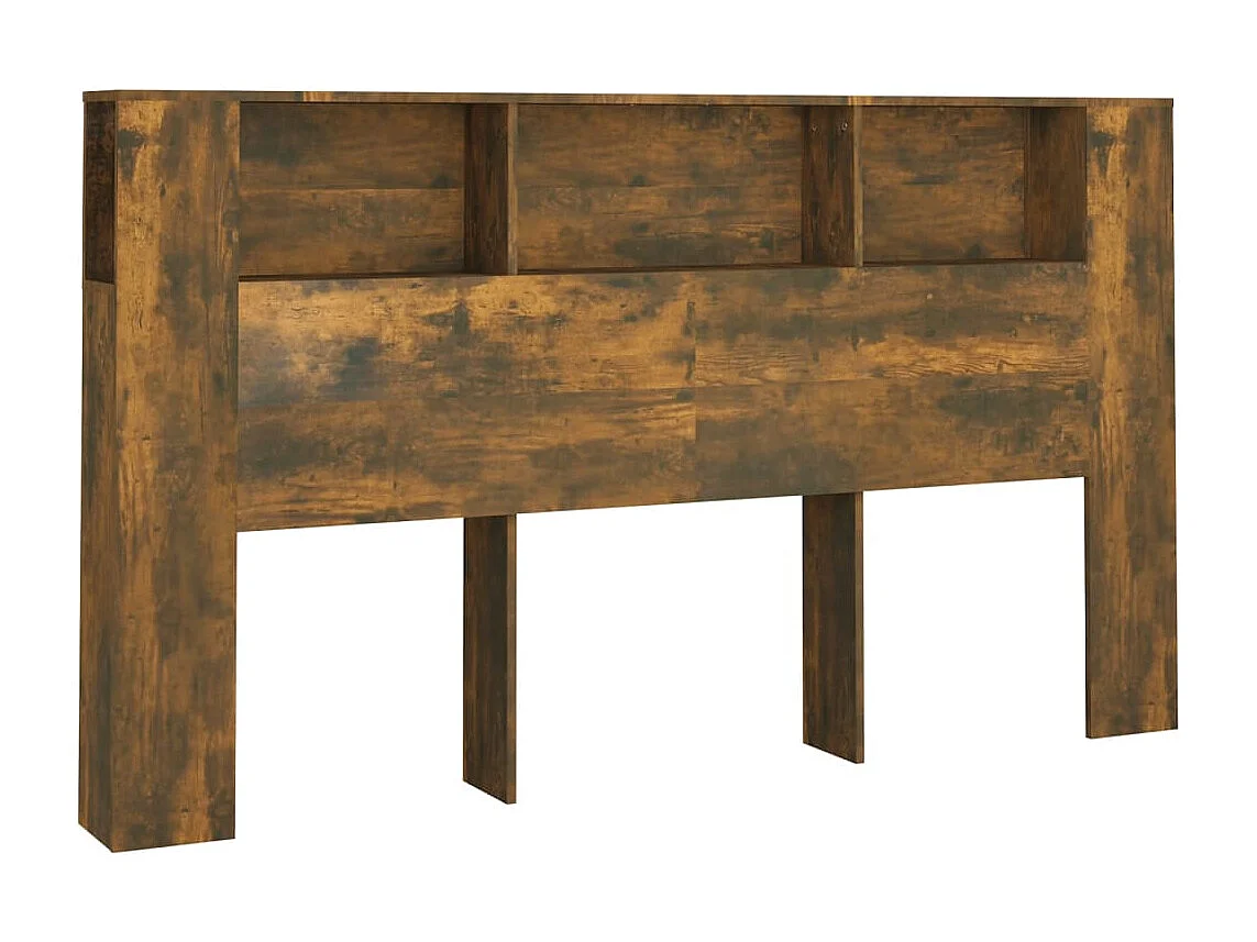 Hoofdbordkast 180x18,5x104,5 cm gerookt eikenkleurig