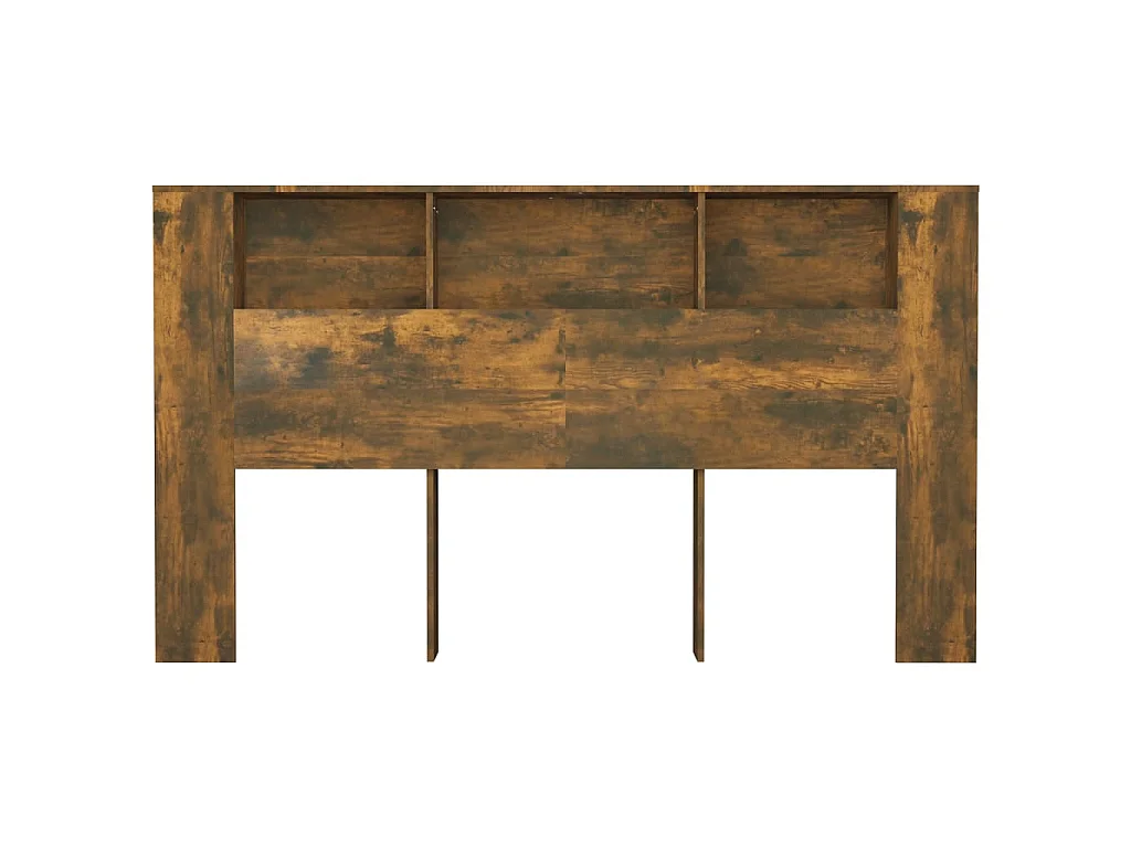 Hoofdbordkast 180x18,5x104,5 cm gerookt eikenkleurig