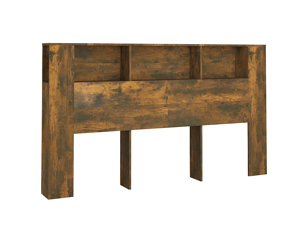 Hoofdbordkast 180x18,5x104,5 cm gerookt eikenkleurig