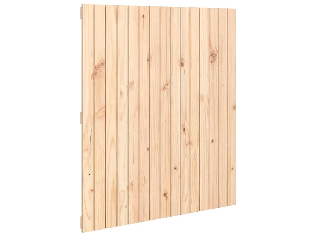 Wandhoofdbord 95,5x3x110 cm massief grenenhout