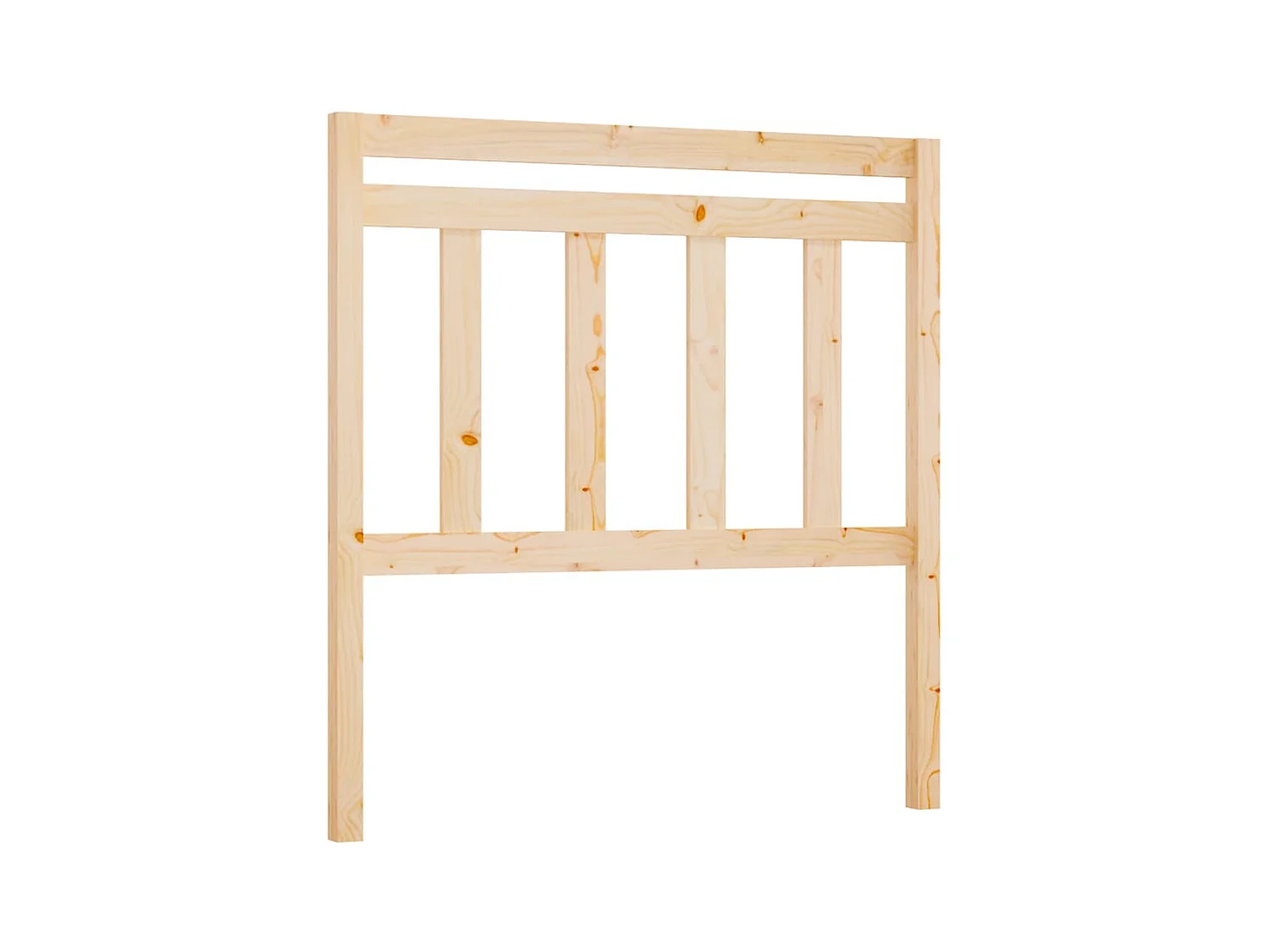 Kopfteil 81x4x100 cm Massivholz Kiefer