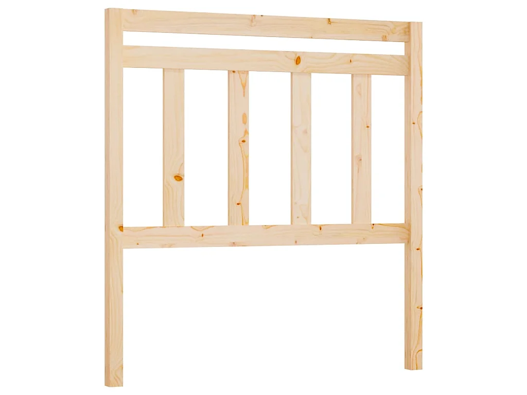 Cabecero de cama madera maciza de pino 81x4x100 cm