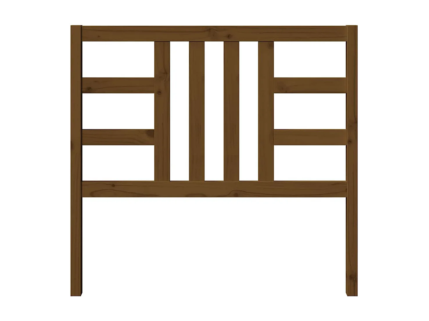 Tête de lit Marron miel 106x4x100 cm Bois massif de pin