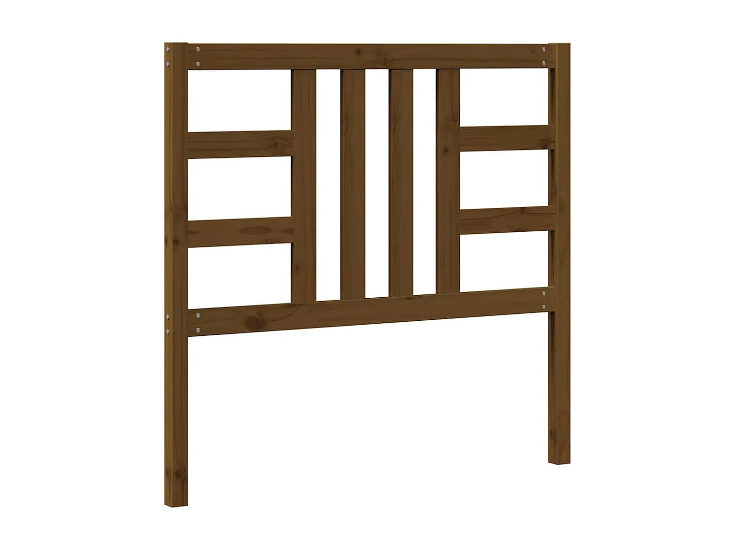 Tête de lit Marron miel 106x4x100 cm Bois massif de pin