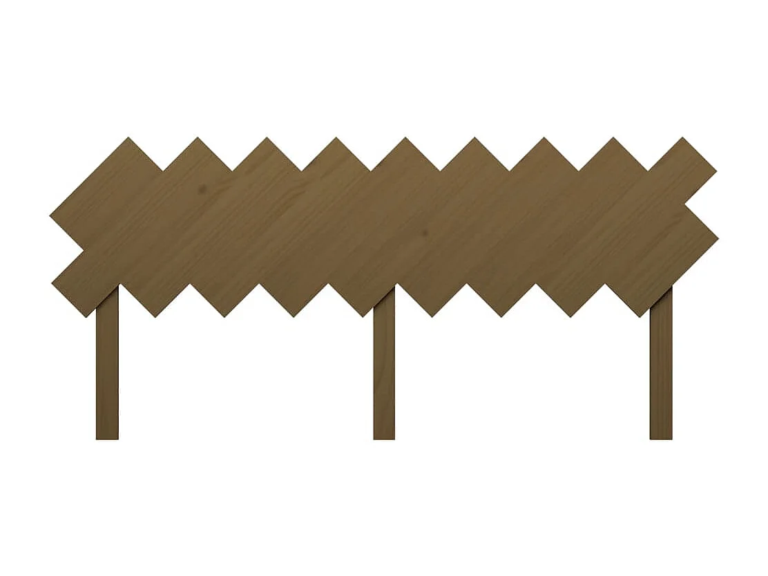 Tête de lit Marron miel 178x3x80,5 cm Bois massif de pin