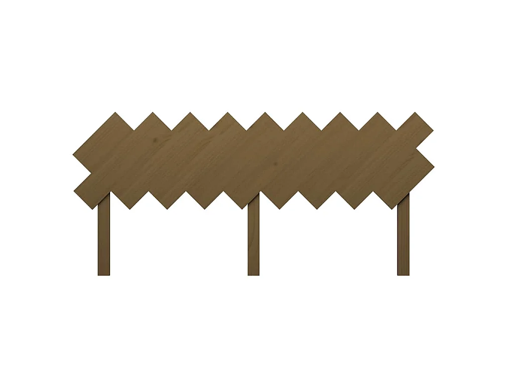 Tête de lit Marron miel 178x3x80,5 cm Bois massif de pin