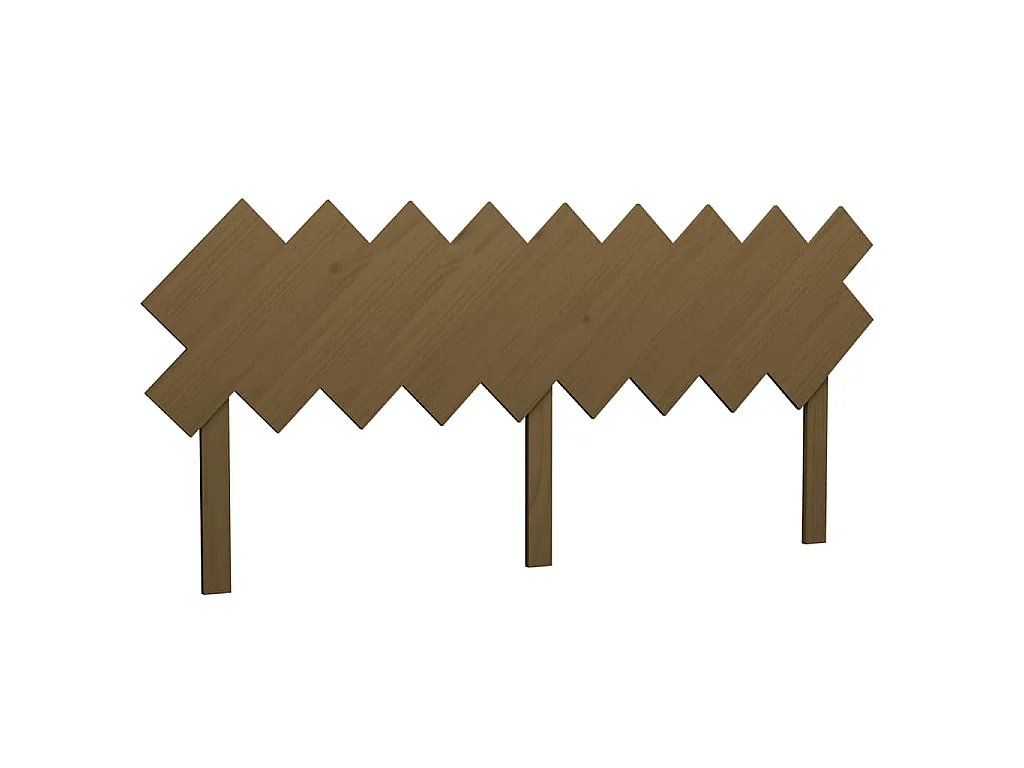 Tête de lit Marron miel 178x3x80,5 cm Bois massif de pin