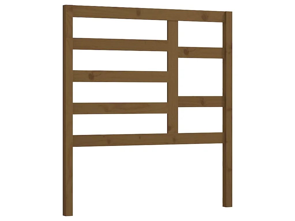 Tête de lit Marron miel 96x4x104 cm Bois massif de pin