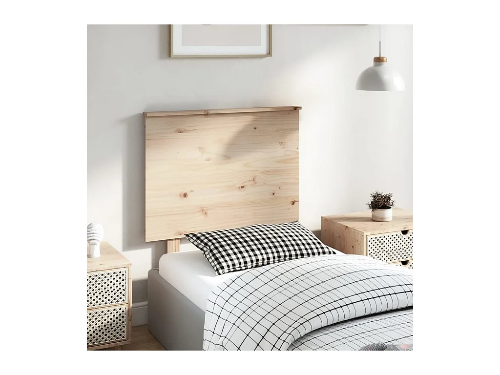 Tête de lit 79x6x82,5 cm Bois massif de pin