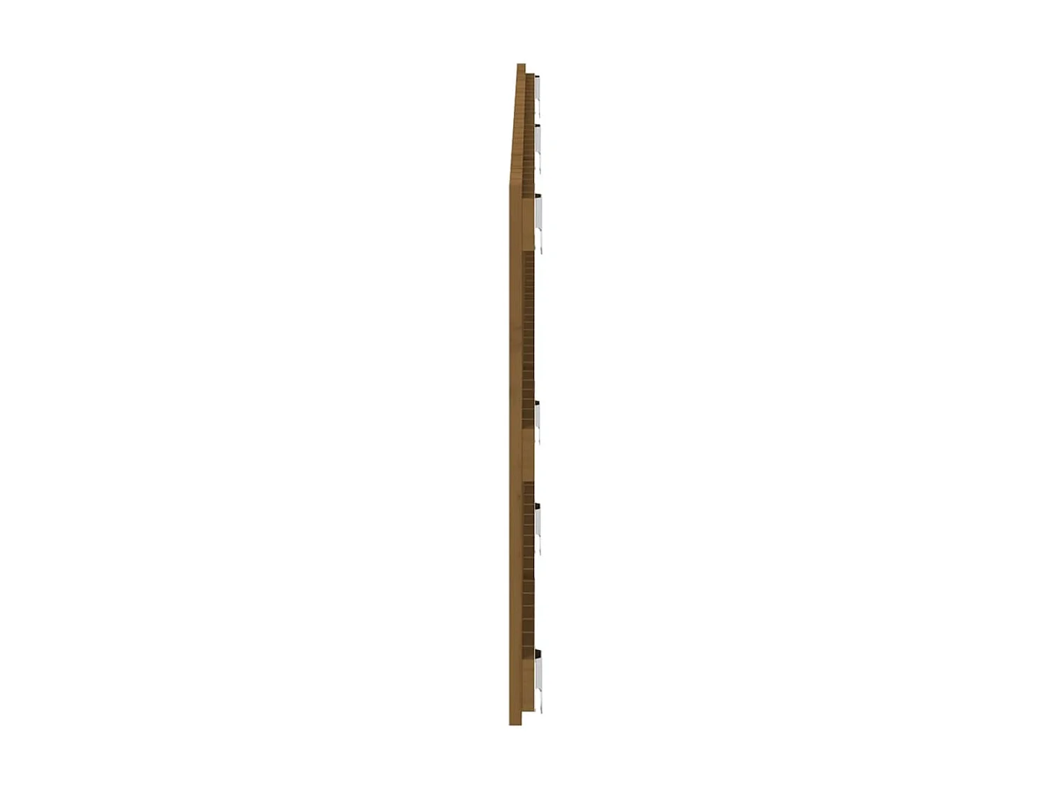 Wandhoofdbord 166x3x60 cm massief grenenhout honingbruin