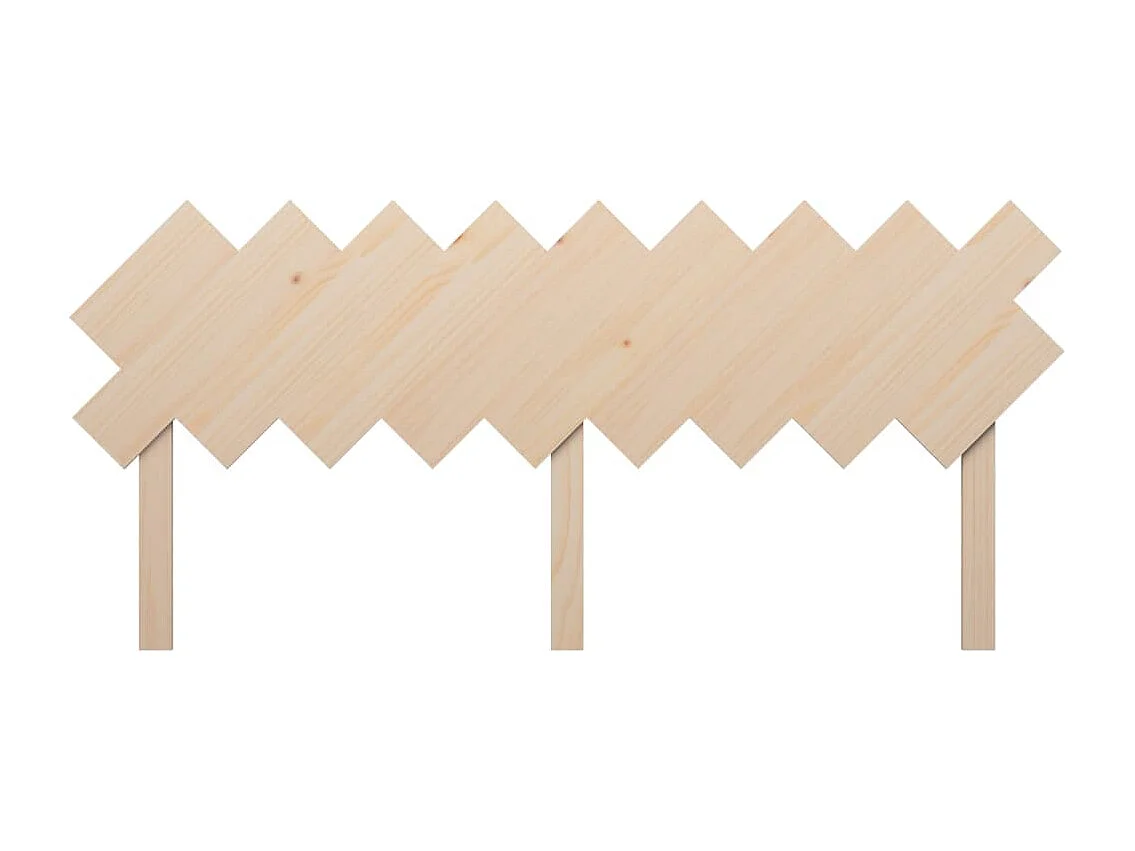 Testiera per Letto 178x3x80,5 cm in Legno Massello di Pino