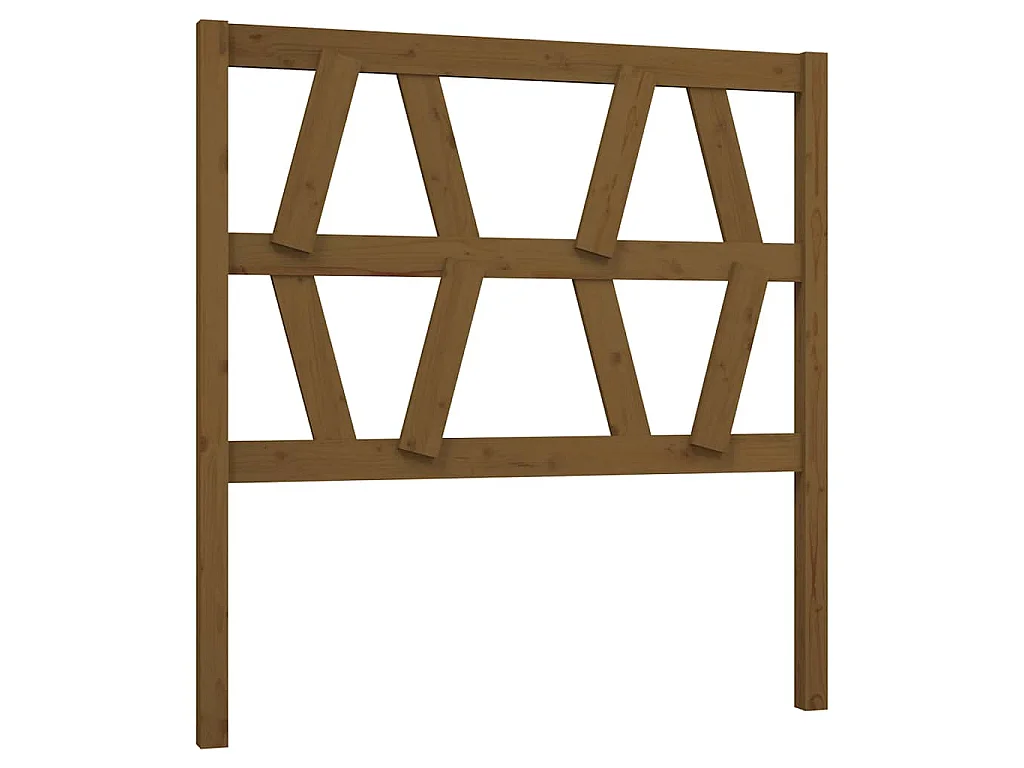 Tête de lit Marron miel 81x4x100 cm Bois massif de pin