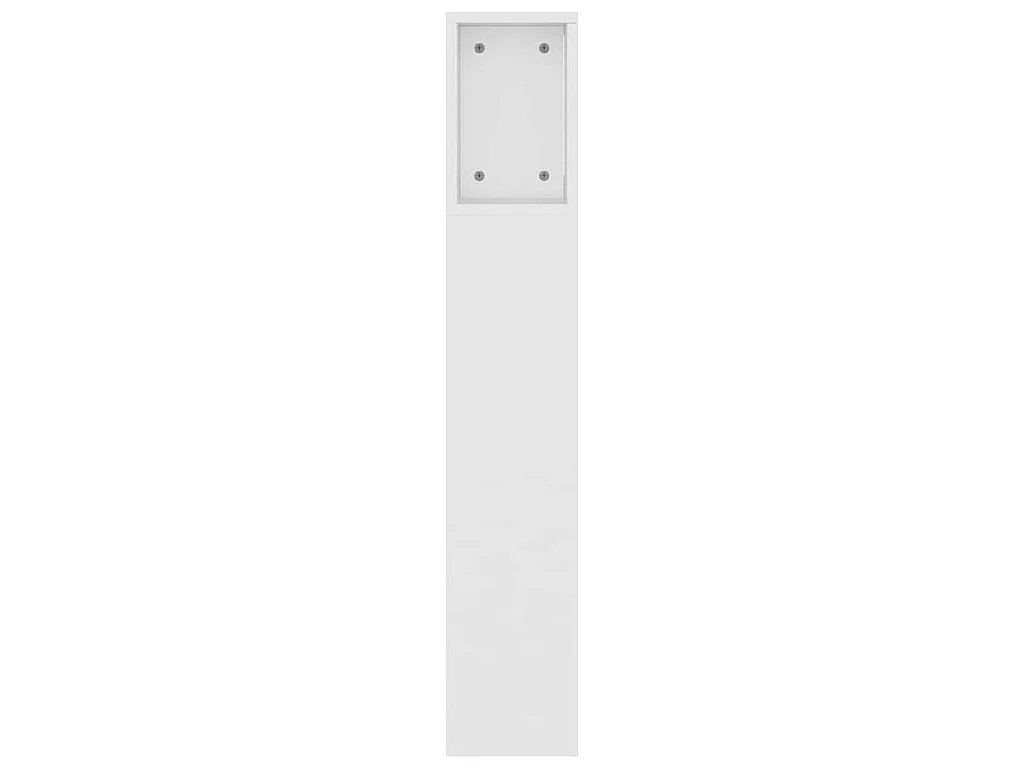 Armoire de tête de lit Blanc 160x18,5x104,5 cm