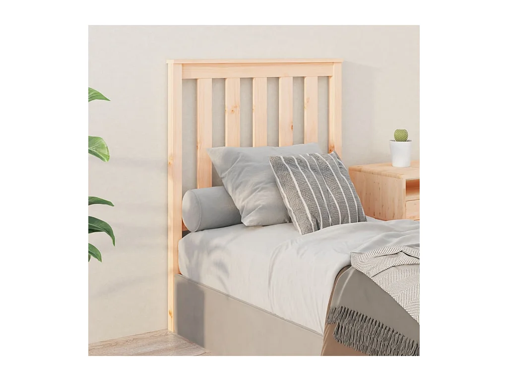 Tête de lit 81x6x101 cm Bois massif de pin