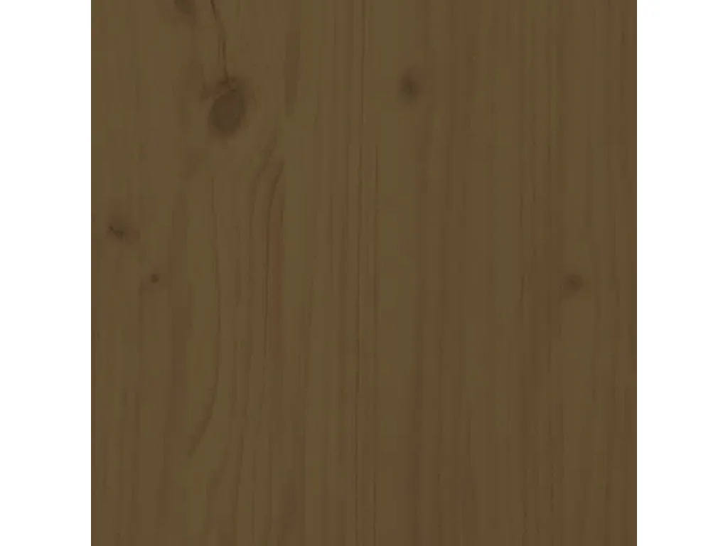 Cabecero de cama madera maciza de pino marrón miel 106x4x100 cm