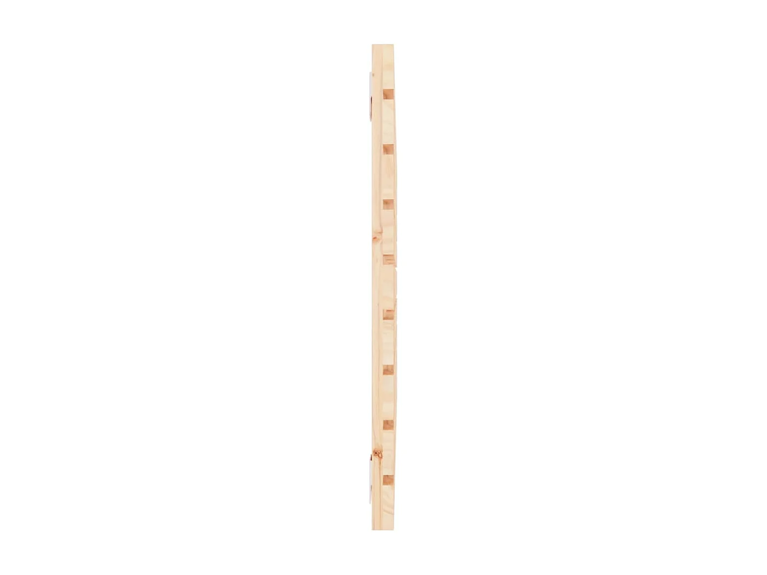 Cabecero de cama de pared madera maciza de pino 96x3x63 cm