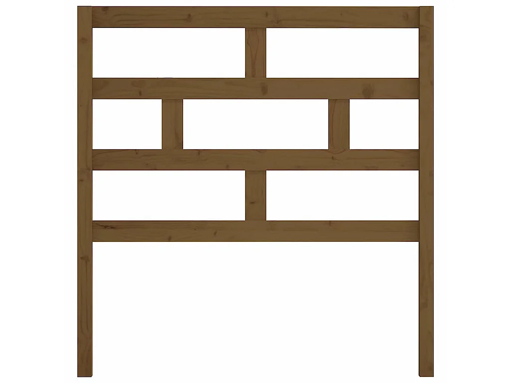 Tête de lit Marron miel 106x4x100 cm Bois massif de pin