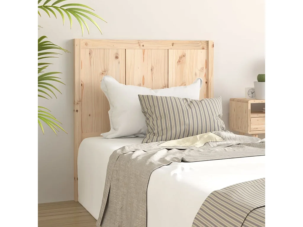 Tête de lit 95,5x4x100 cm Bois massif de pin