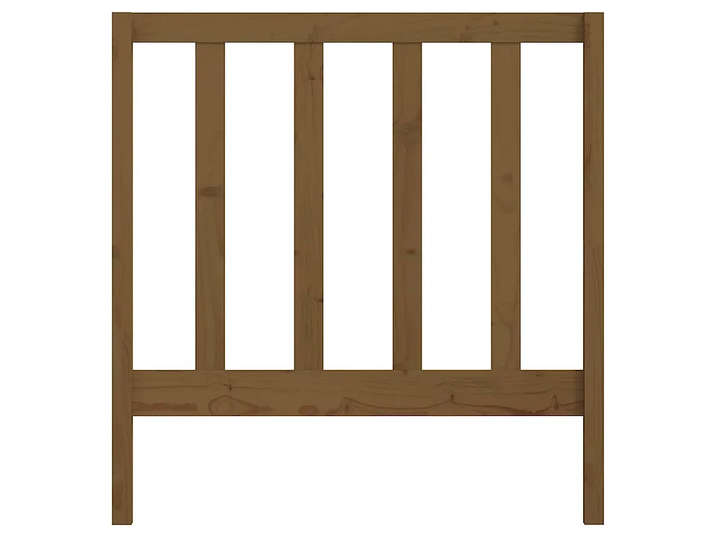Tête de lit Marron miel 96x4x100 cm Bois massif de pin