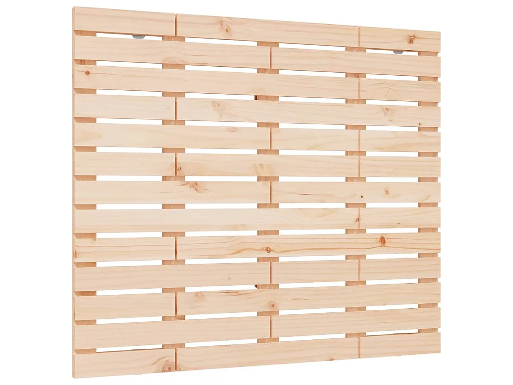 Zagłówek ścienny z litego drewna sosnowego 141x3x91,5 cm - Klasyczny i elegancki design