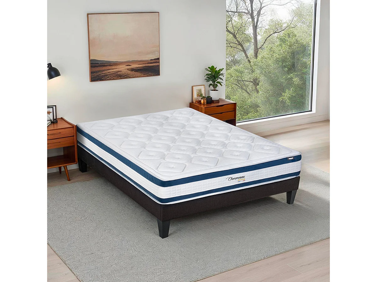 BELLECOUR LITERIE | Matelas CHENONCEAU 180x200 cm | Mousse avec mémoire de forme