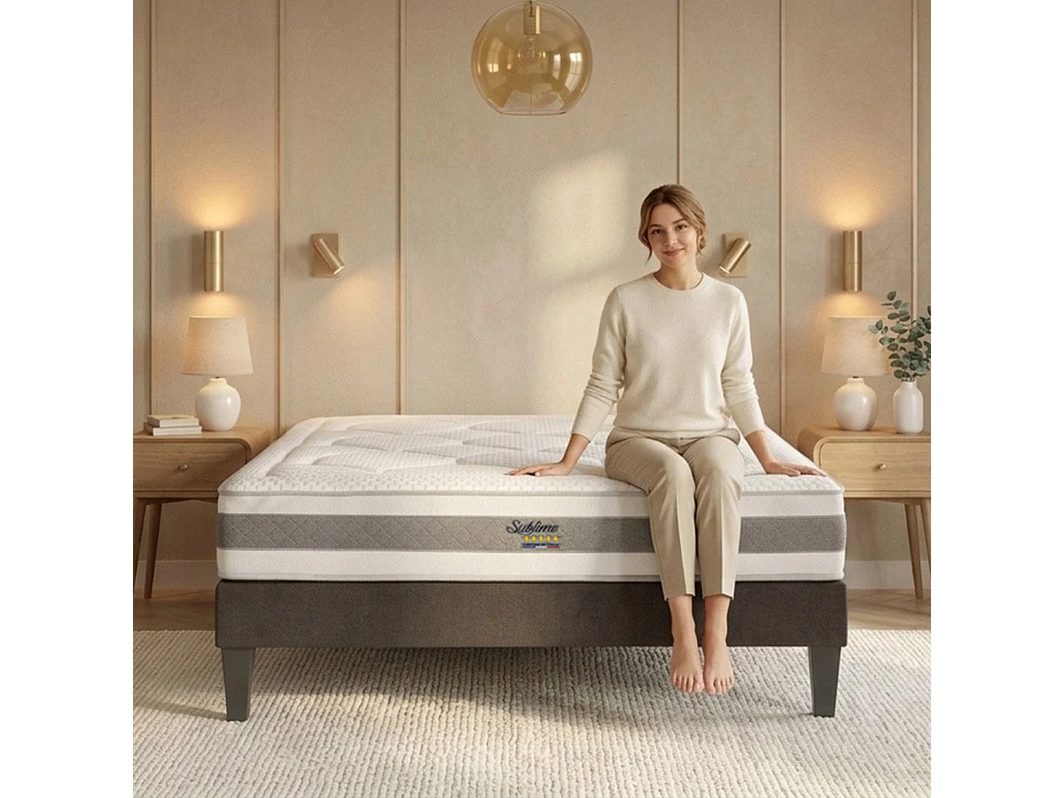 Matelas Mousse Sublime 180x200 cm Accueil Mémoire de forme