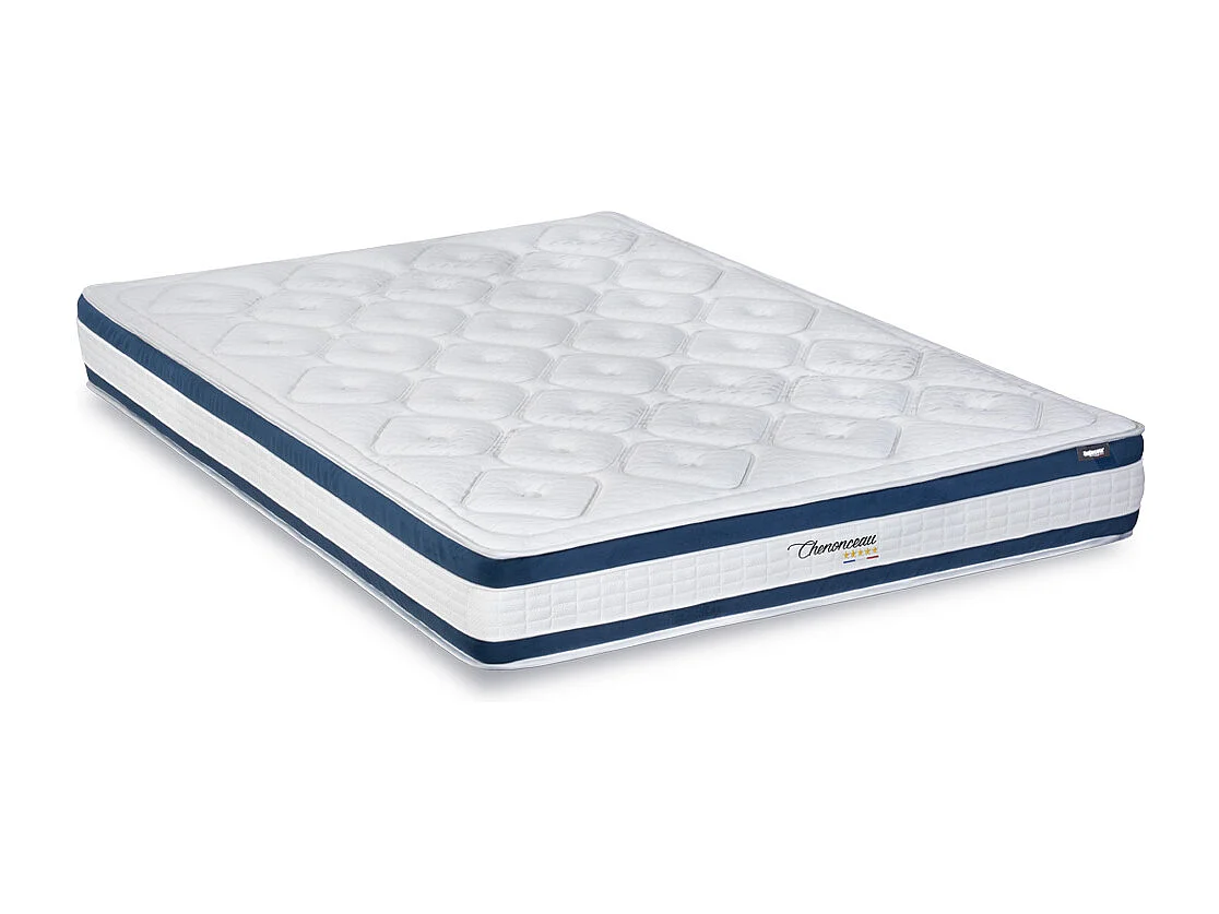 BELLECOUR LITERIE | Matelas CHENONCEAU 140x200 cm | Mousse avec mémoire de forme