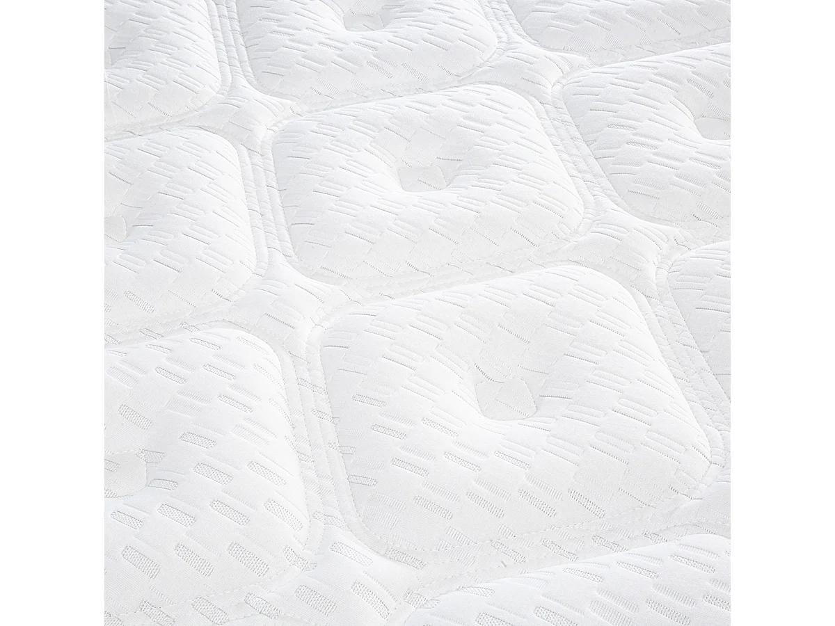 Ensemble Chenonceau 90x200 cm Matelas Mousse + Sommier Bois