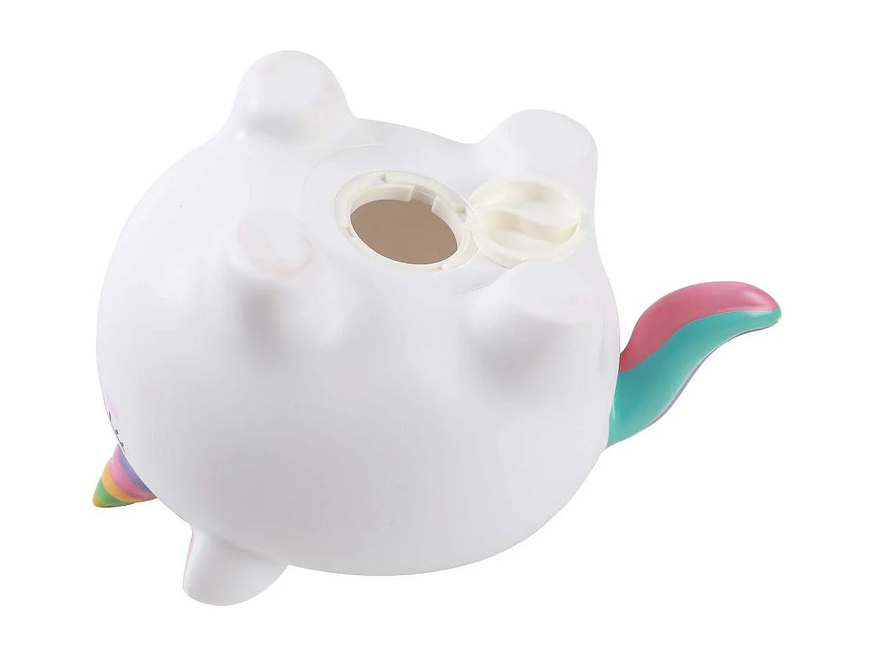 Tirelire animal en plastique Licorne