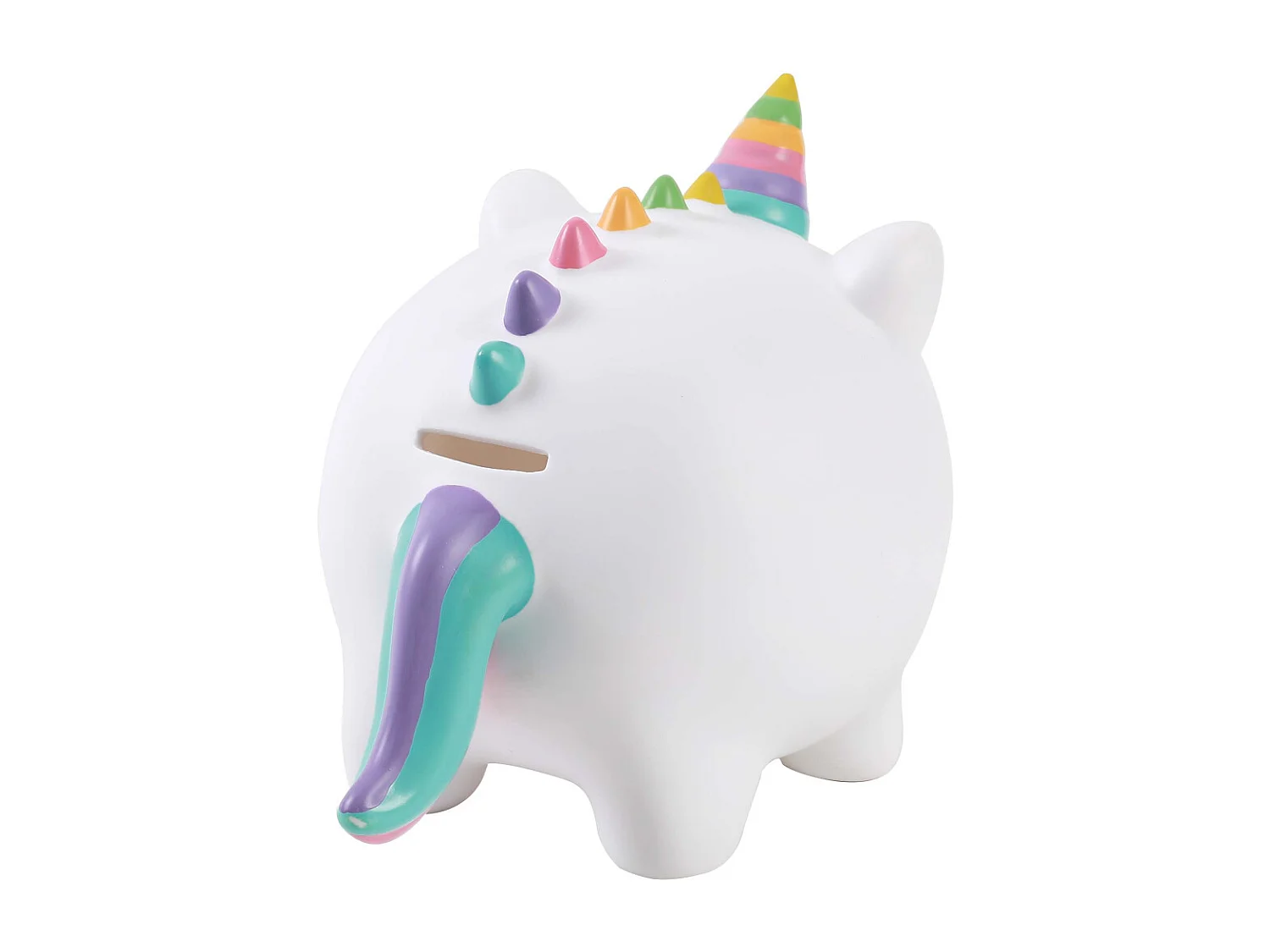 Tirelire animal en plastique Licorne
