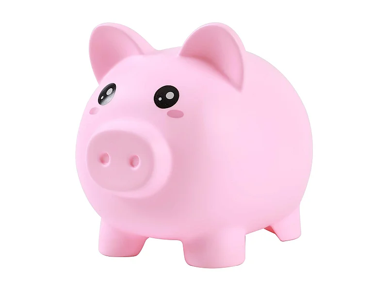 Tirelire animal en plastique Cochon